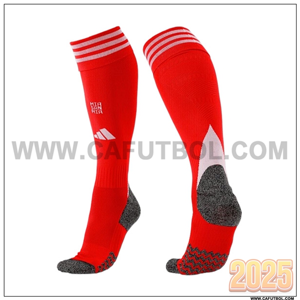 Primera Calcetines Futbol Bayern Munich Rojo 2025 2026