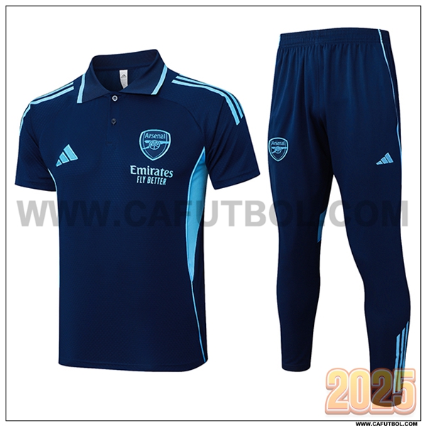 Camiseta Polo Arsenal Azul 2025 2026