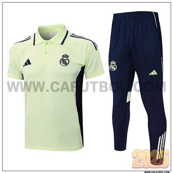 Camiseta Polo Real Madrid Verde/Negro 2025 2026