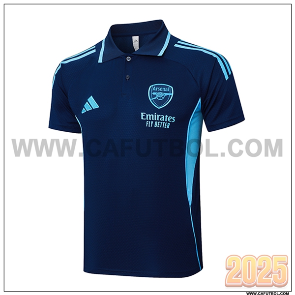 Camiseta Polo Arsenal Azul 2025 2026 -02