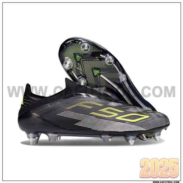 Adidas Botas De Fútbol F50 Elite SG Negro/Verde