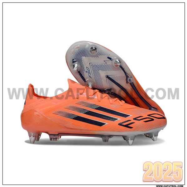 Adidas Botas De Fútbol F50 Elite SG Naranja/Negro