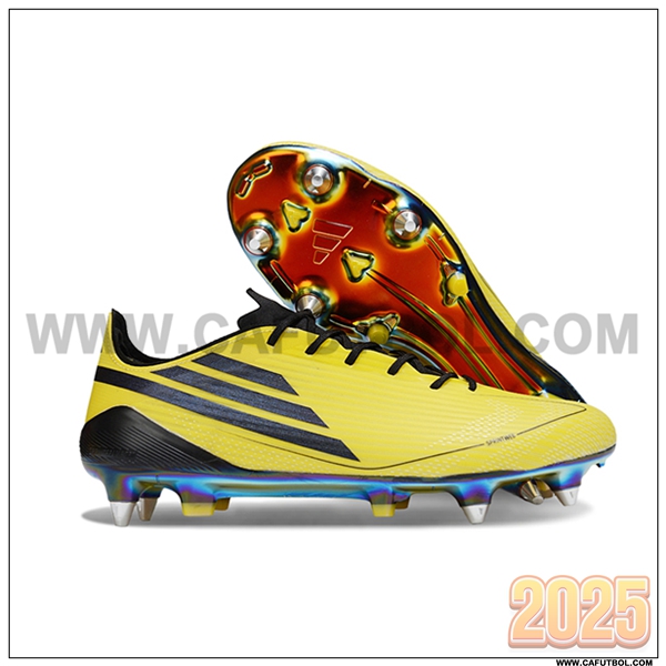 Adidas Botas De Fútbol F50 ELITE SG Amarillo/Negro