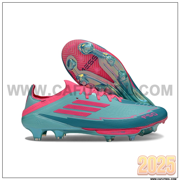 Adidas Botas De Fútbol F50+.1 FG Verde/Rosa