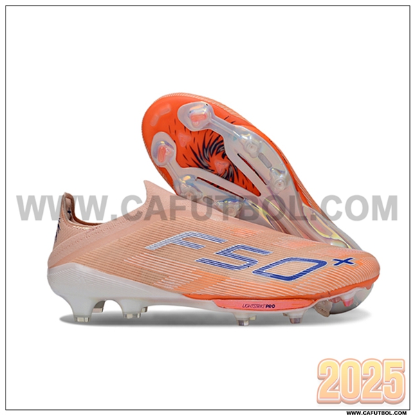 Adidas Botas De Fútbol F50+ FG Naranja/Azul