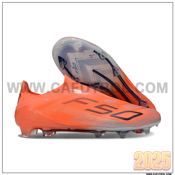 Adidas Botas De Fútbol F50 Elite Laceless FG Naranja