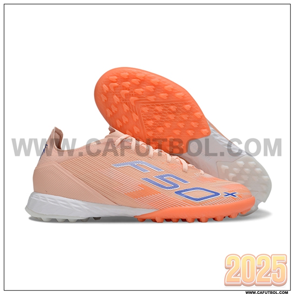 Adidas Botas De Fútbol F50 PRO TF Naranja/Azul