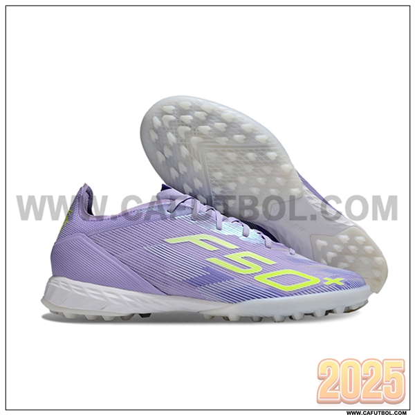 Adidas Botas De Fútbol F50 PRO TF Violeta/Verde
