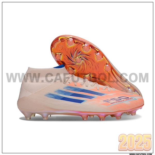 Adidas Botas De Fútbol F50 ELITE MID FG W Naranja/Azul
