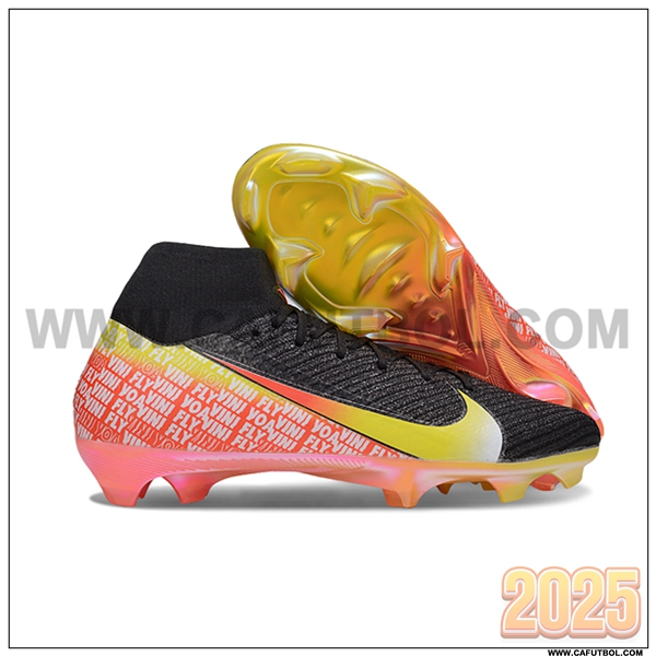 Nike Botas De Fútbol Air Zoom Mercurial Superfly IIX Elite FG Negro/Naranja -02
