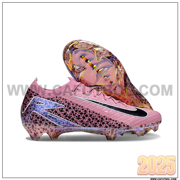 Nike Botas De Fútbol AIR Zoom Mercurial Vapor 16 Elite XXV FG Rosa/Negro -02