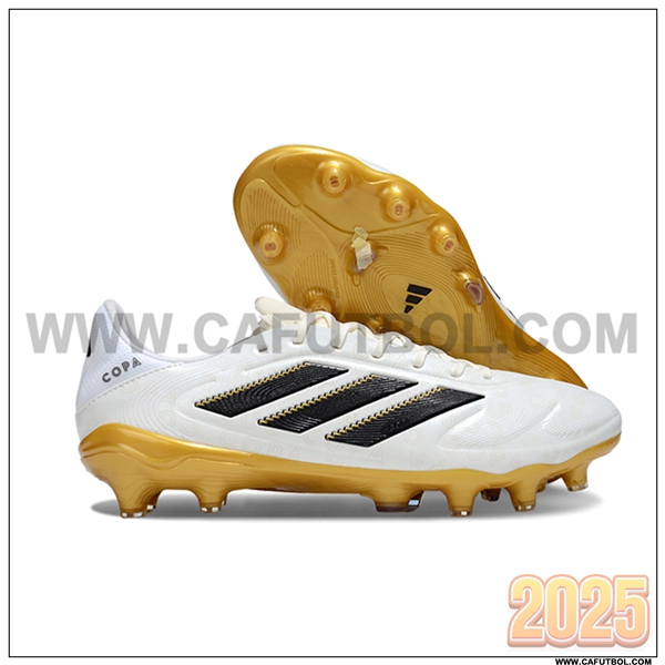 Copa Botas De Fútbol PURE III ELITE FG Blanco/Negro/Amarillo