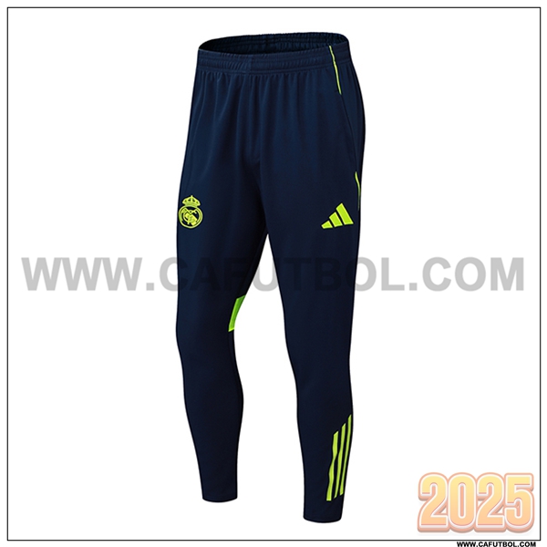 Pantalones Entrenamiento Real Madrid Azul/Verde 2025 2026 -02
