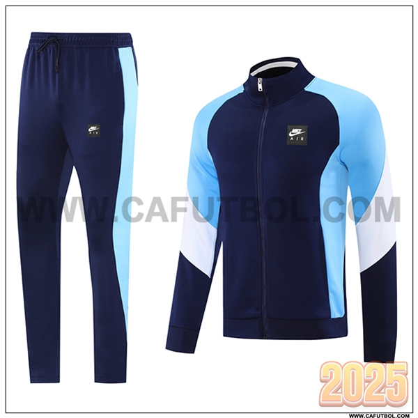 Chandal Chaquetas Futbol Nike Azul/Blanco 2025 2026