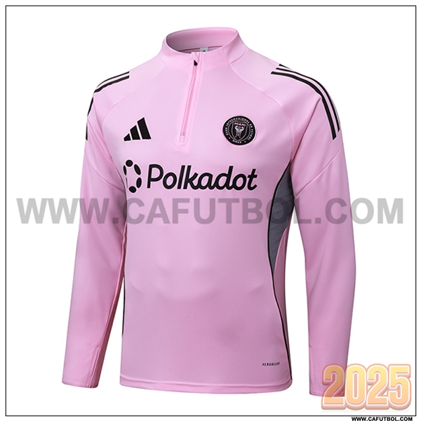 Sudadera Entrenamiento Inter Miami CF Rosa/Negro 2025 2026