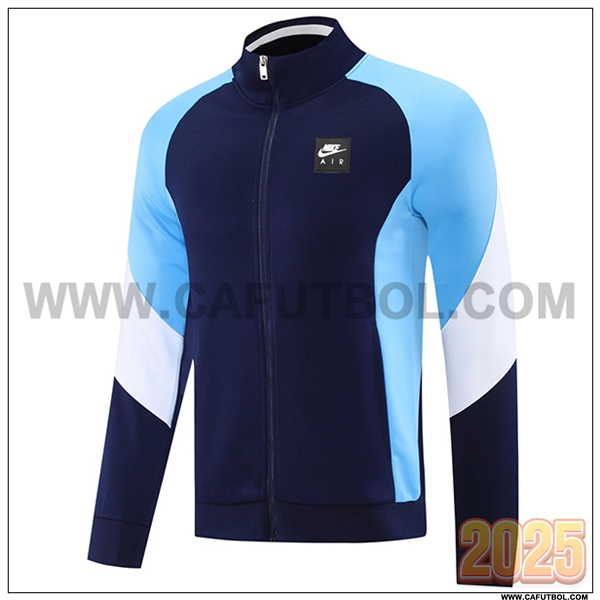 Chaquetas Futbol Nike Azul/Blanco 2025 2026 -03