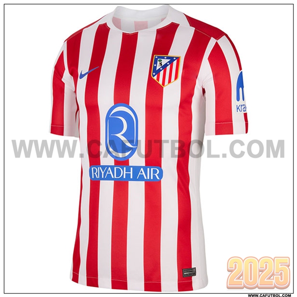 Nuevo Camiseta de Atletico Madrid Primera Rojo/Blanco 2025 2026