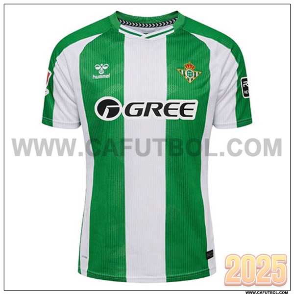 Nuevo Camiseta de Real Betis Primera Verde/Blanco 2025 2026