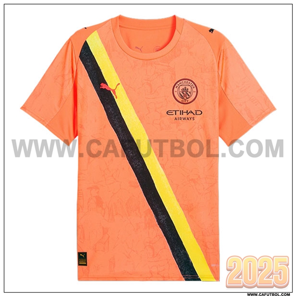 Nuevo Camiseta de Manchester City Naranja Club World Cup 2025 2026