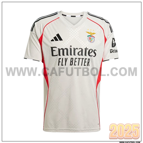 Nuevo Camiseta de Benfica Segunda Blanco 2025 2026
