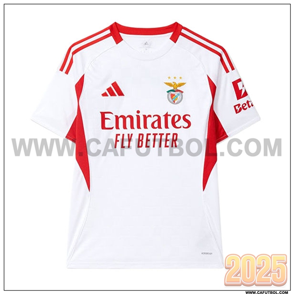 Nuevo Camiseta de Benfica Tercero Blanco 2025 2026