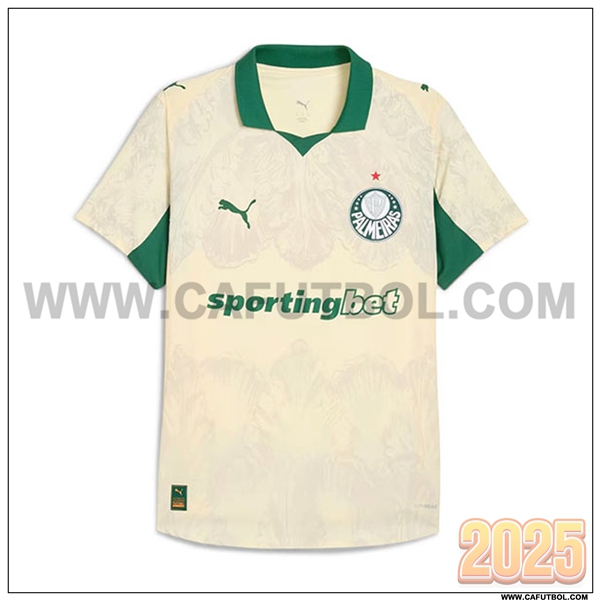 Nuevo Camiseta de Palmeiras Verde/Beige Club World Cup 2025 2026