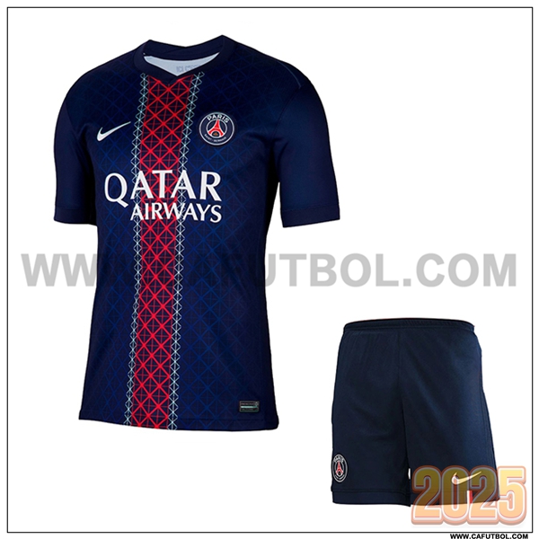 Nuevo Camiseta de PSG Primera Mujer Azul real 2025 2026
