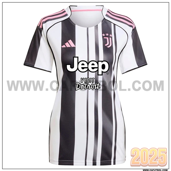 Nuevo Camiseta de Juventus Primera Ninos Negro/Blanco 2025 2026