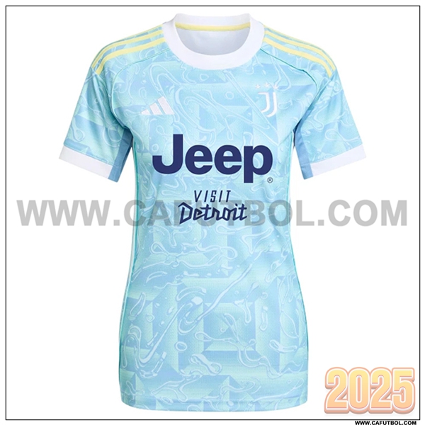 Nuevo Camiseta de Juventus Segunda Ninos Azul cielo 2025 2026