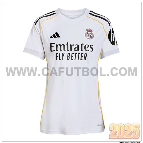 Nuevo Camiseta de Real Madrid Primera Ninos Blanco 2025 2026