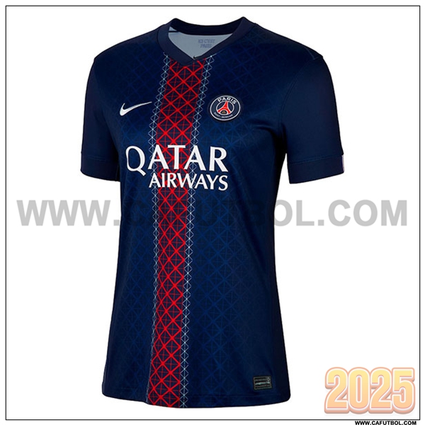 Nuevo Camiseta de PSG Primera Ninos Azul real 2025 2026
