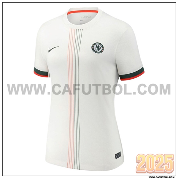 Nuevo Camiseta de FC Chelsea Segunda Ninos Blanco 2025 2026
