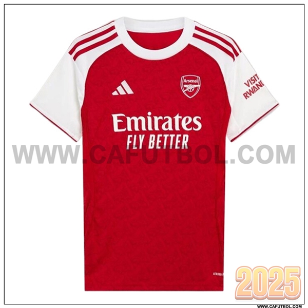 Nuevo Camiseta de Arsenal Primera Ninos Rojo/Blanco 2025 2026