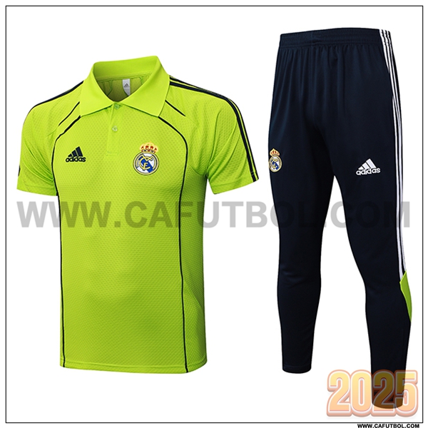 Camiseta Polo Real Madrid Verde/Negro 2025 2026