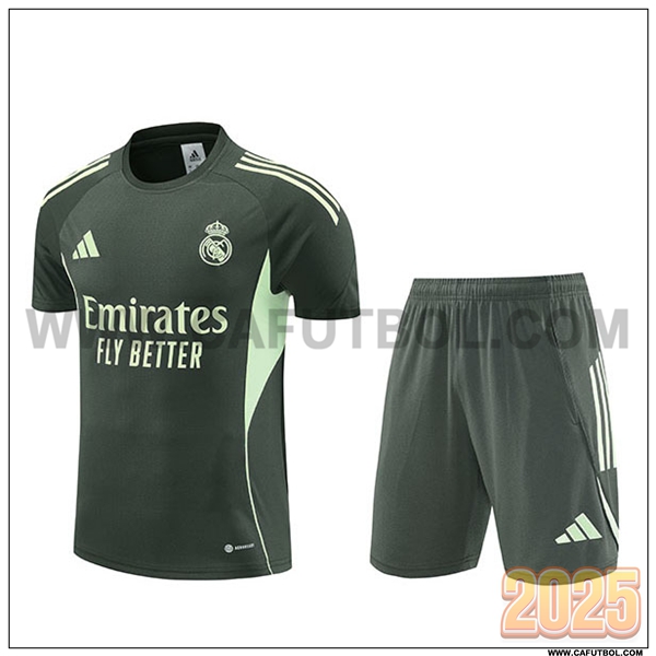 Camiseta Entrenamiento Real Madrid Verde 2025 2026