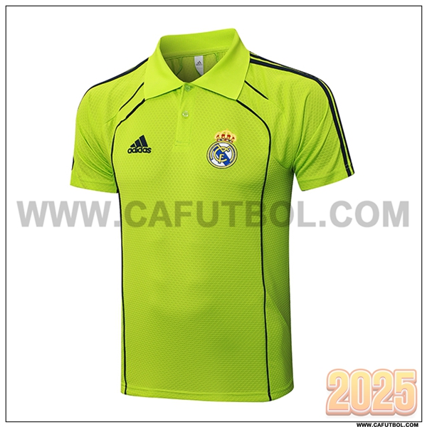Camiseta Polo Real Madrid Verde/Negro 2025 2026