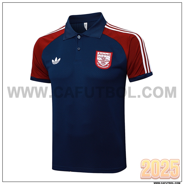 Camiseta Polo Arsenal Azul/Rojo/Blanco 2025 2026