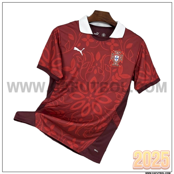 Camiseta Entrenamiento Portugal Rojo 2025 2026