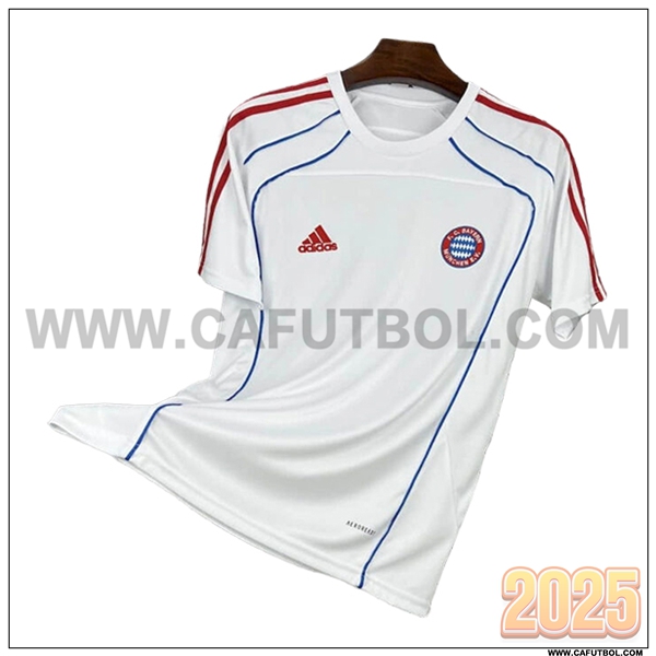 Camiseta Entrenamiento Bayern Munich Blanco/Rojo/Azul 2025 2026
