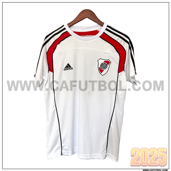 Camiseta Entrenamiento River Plate Blanco/Rojo/Negro 2025 2026