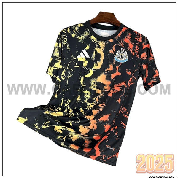 Camiseta Entrenamiento Newcastle United Negro/Amarillo/Naranja 2025 2026