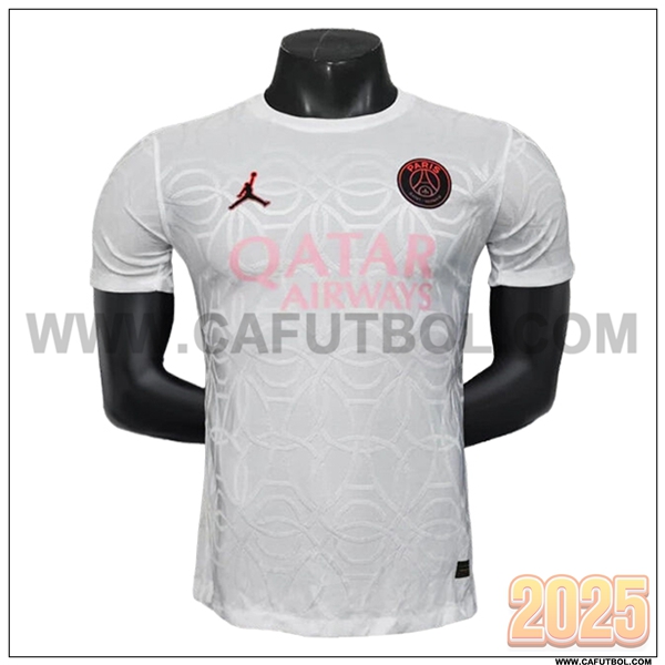 Camiseta Entrenamiento PSG Blanco/Rosa 2025 2026