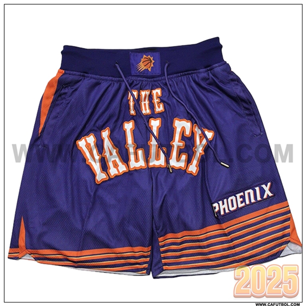 Cortos NBA Phoenix Suns 2025/26 Violeta/Naranja -02