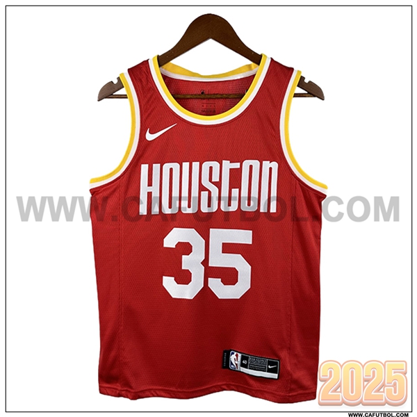 Camisetas NBA Houston Rockets (DURANT #35) 2025/26 Rojo/Blanco