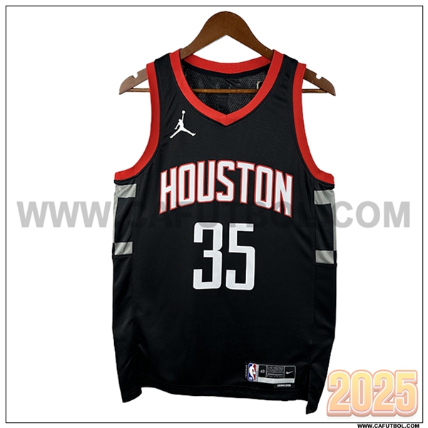 Camisetas NBA Houston Rockets (DURANT #35) 2025/26 Negro/Rojo