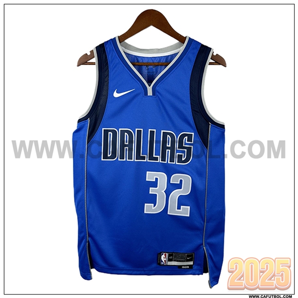 Camisetas NBA Dallas Mavericks (FLAGG #32) 2025/26 Azul