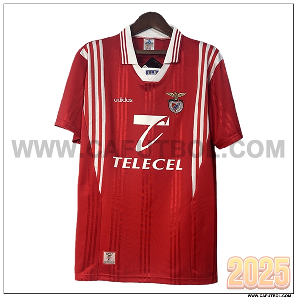 Primera Camiseta de Benfica Retro Rojo 1997/1998