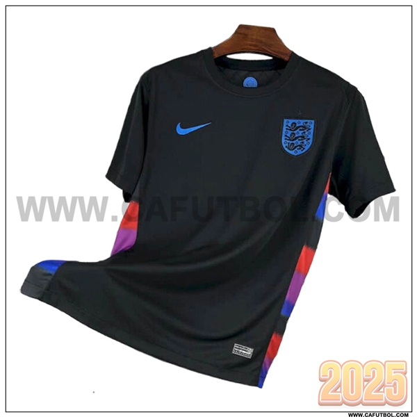 Segunda Camiseta Equipo de Inglaterra Negro 2025 2026