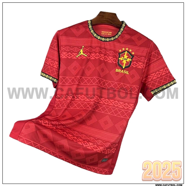 Camiseta Equipo de Brasil Rojo Special Edition 2025 2026