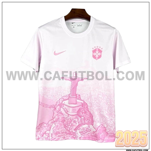 Camiseta Equipo de Brasil Rosa Special Edition 2025 2026